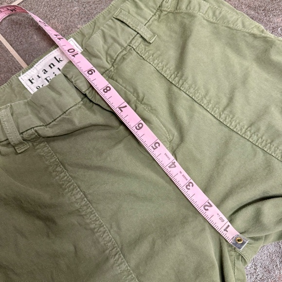 Frank & Eileen Blackstone Utility Italian Performance Twill Pants Army Green 4 - Picture 12 of 15